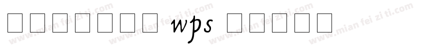 舒窈意大利斜体 wps字体转换